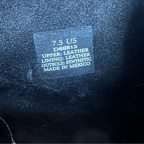 HARLEY-Davidson® Women's Melita Black Suede Leather Ankle Boots - Size:7.5 - Picture 5 of 8